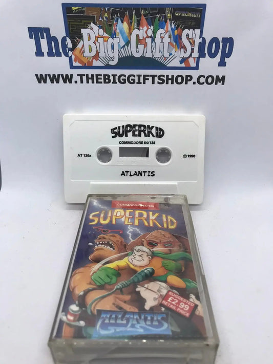 Superkid, C64, Released by Atlantis Software Ltd, RARE, WORKING Magretro