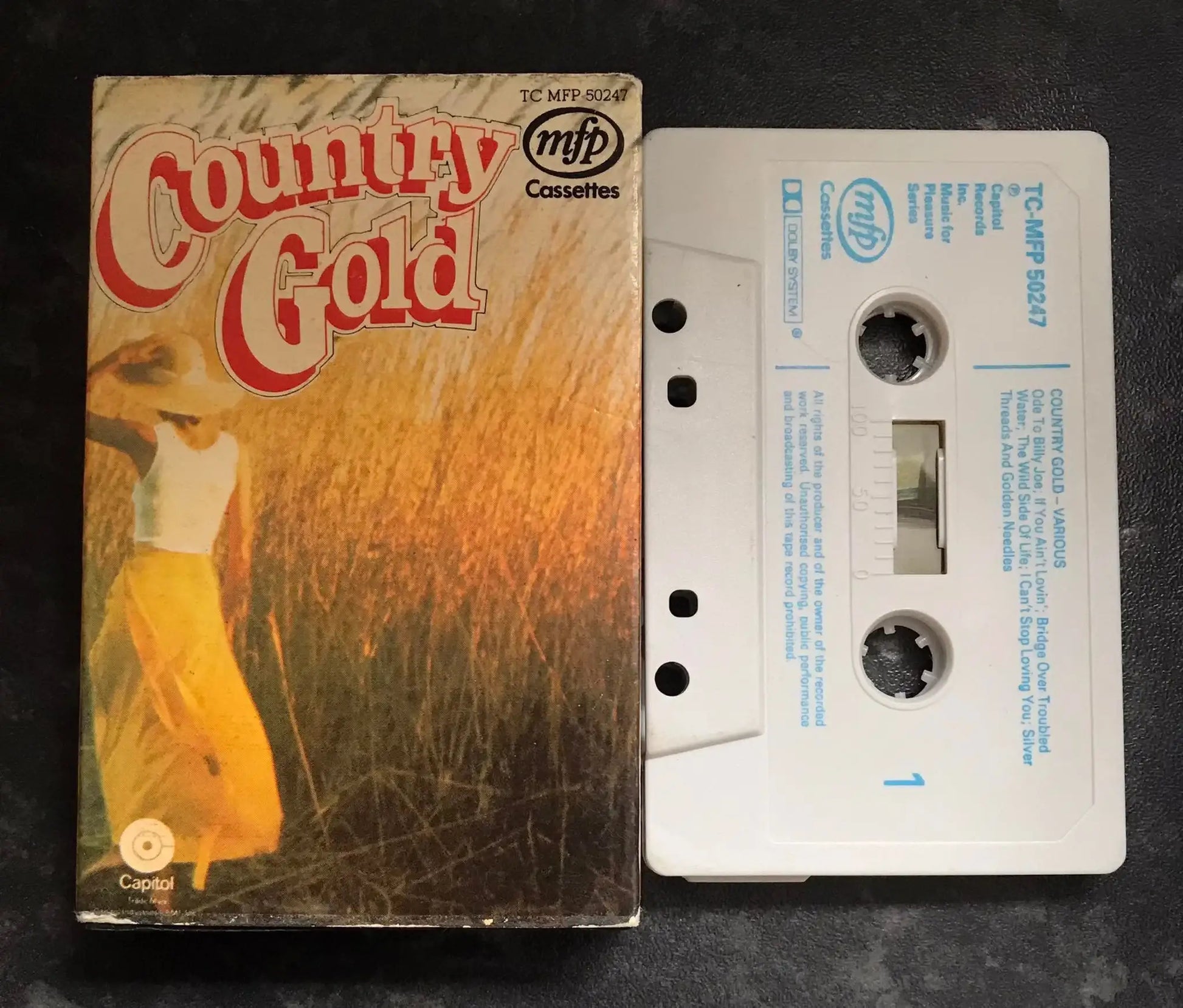 Country Gold Album, Music For Pleasure, TC-MFP 50247, Vintage Cassette Magretro