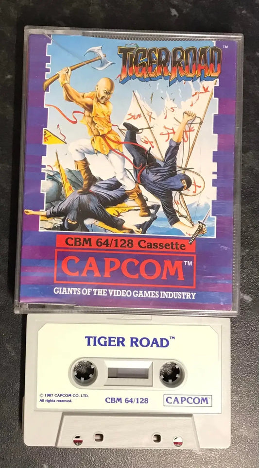 Tiger Road, C64 Game by Capcom (RARE) WORKING Magretro