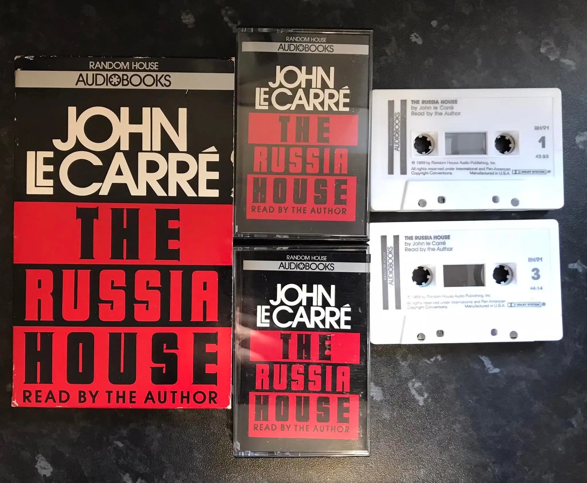 The Russia House Audiobook, John Le Carre, Vintage Cassette Magretro