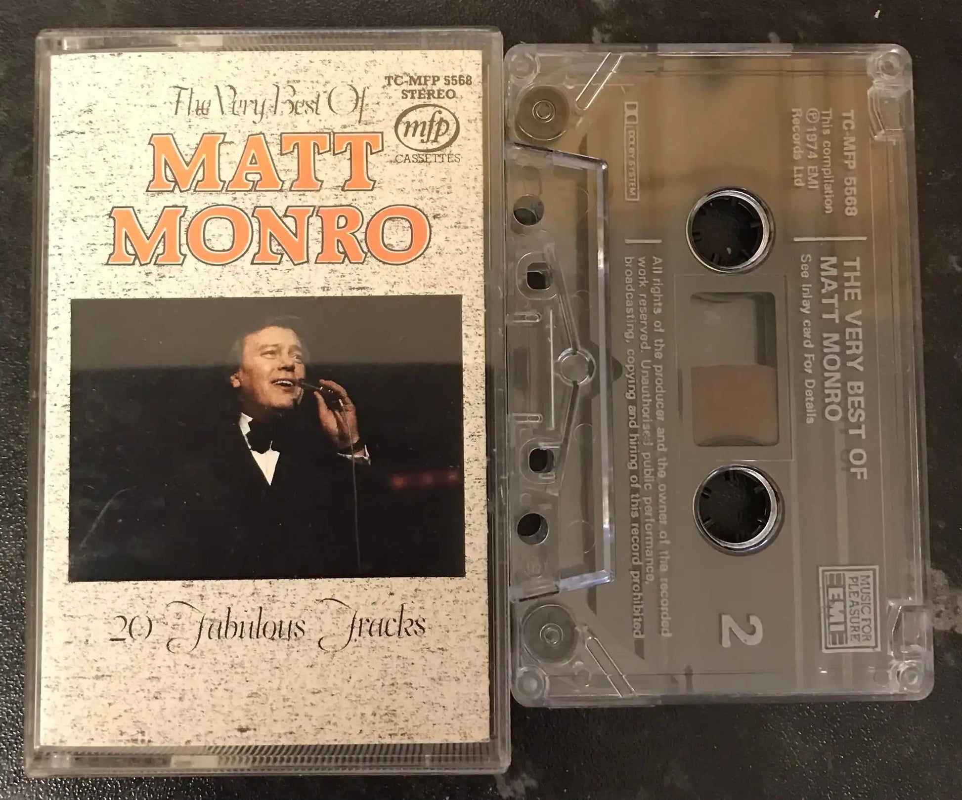 The Very Best of Matt Monro, Music For Pleasure Cassettes, TC-MFP 5568 Magretro