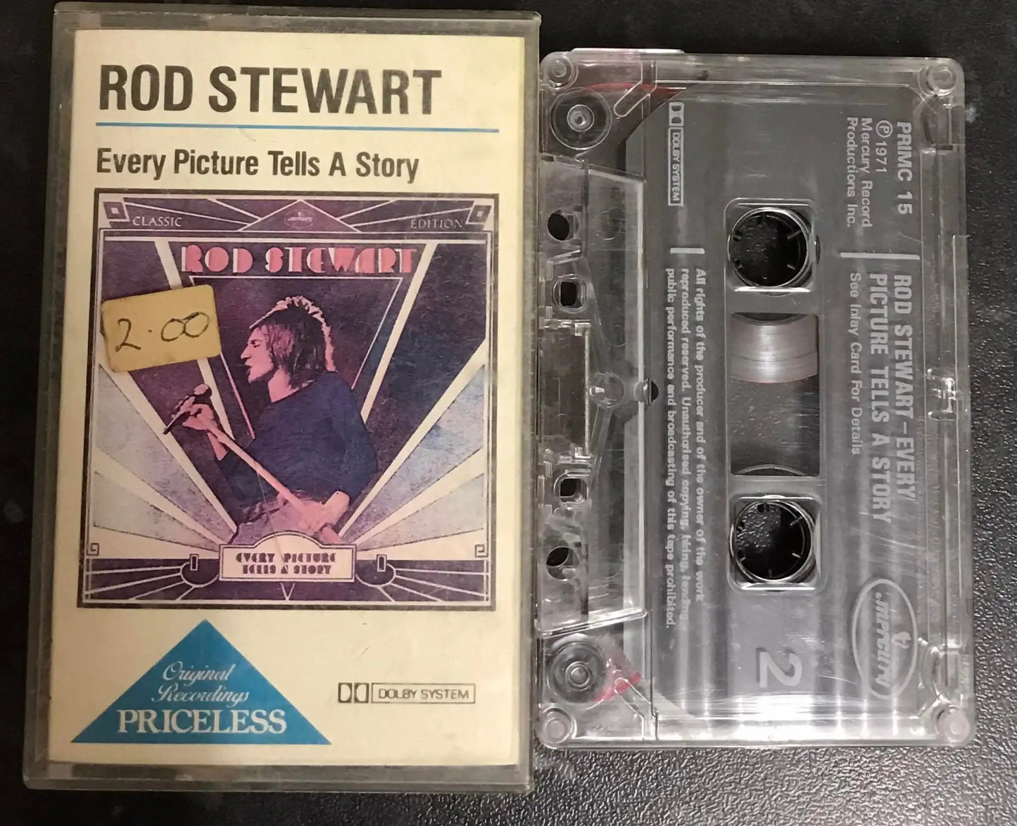 Rod Stewart, Every Picture Tells A Story, Mercury, PRIMC 15, Vintage Cassette Magretro