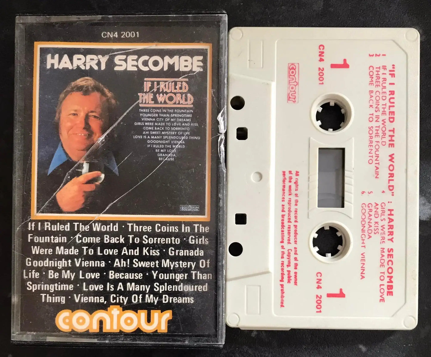 Harry Secombe, If I Ruled The World Album, Contour, CN4 2001, Vintage Cassette Magretro