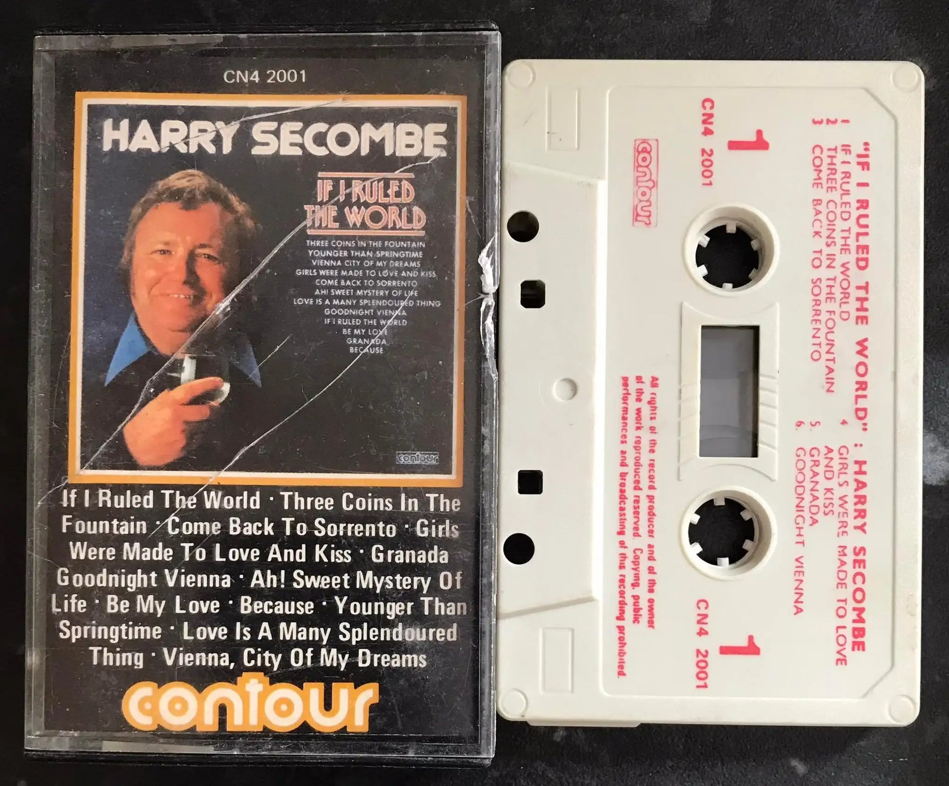 Harry Secombe, If I Ruled The World Album, Contour, CN4 2001, Vintage Cassette Magretro