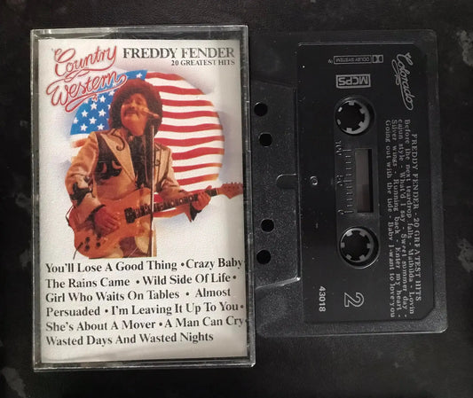 Freddy Fender, Country & Western, 20 Greatest Hits, CMC 5, Vintage Cassette Magretro