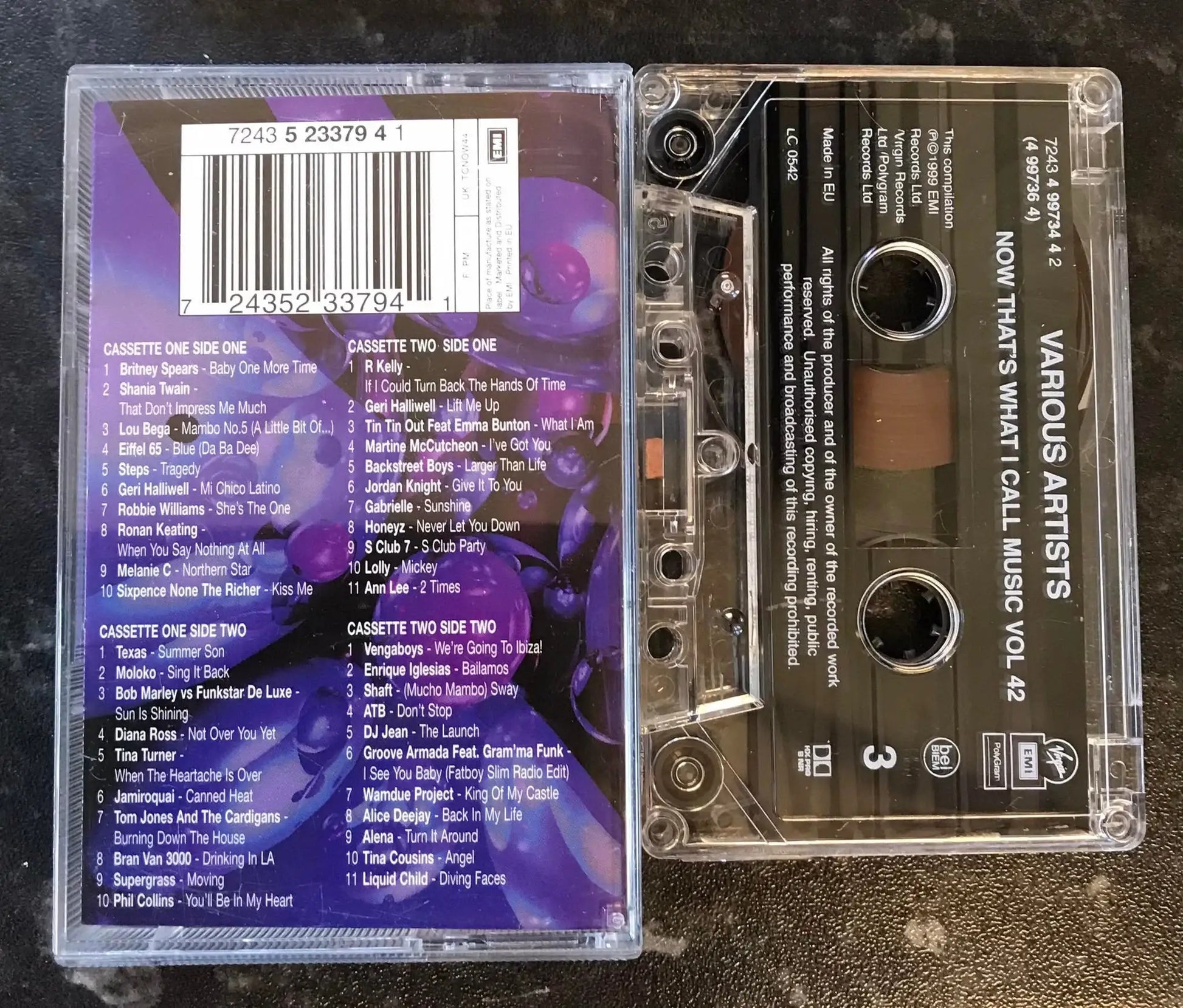 Now That's What I Call Music Vol 42, Cassette Two, Virgin, 7243 4 99734 4 2 Magretro