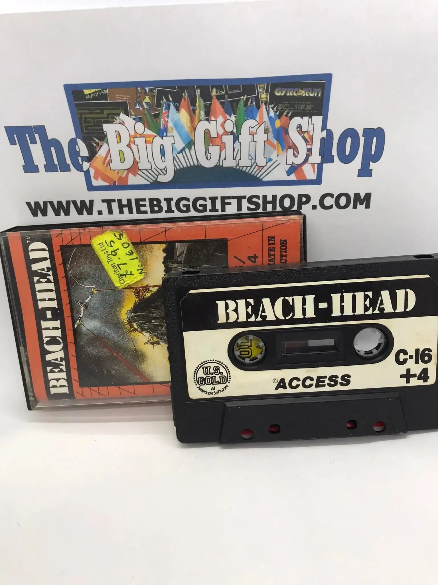 Beach Head, C16, plus/4, Released by US Gold Magretro