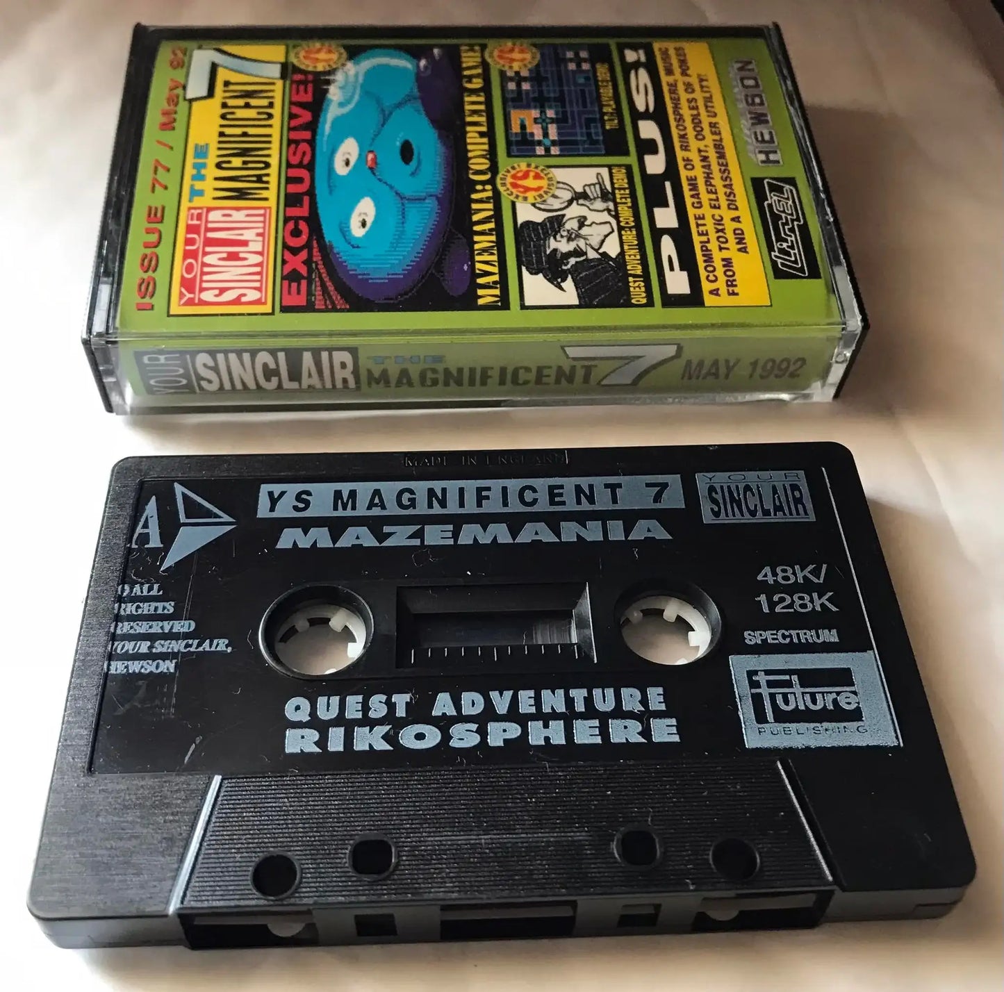 Your Sinclair, Magazine Tape -Mag 7, May 1992 Magretro
