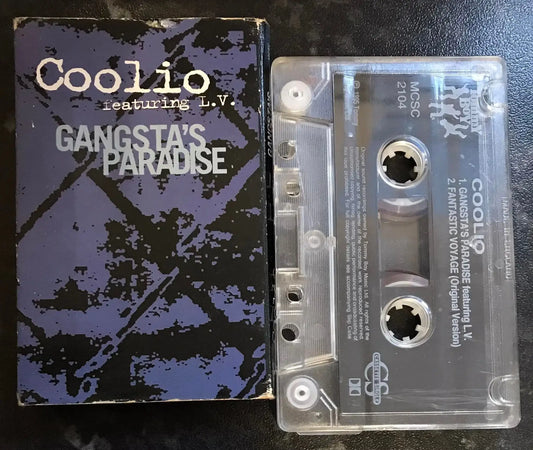 Coolio Featuring L.V., Gangsta's Paradise Single Album, MCA Records. MCSC 2104 Magretro