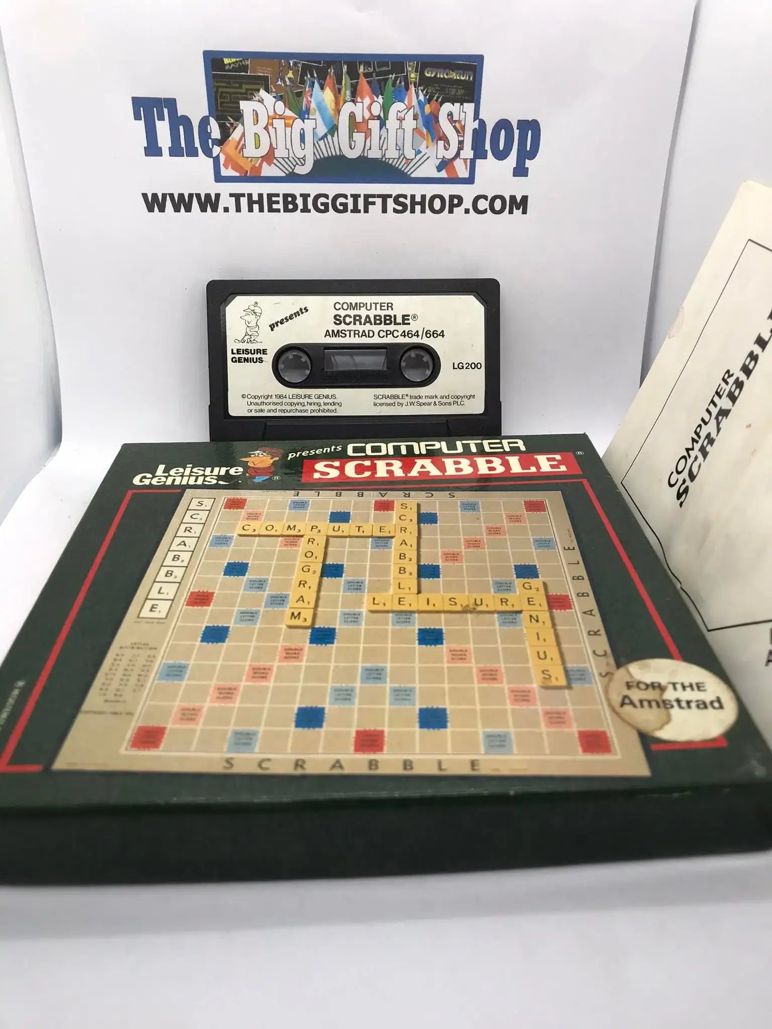 Computer Scrabble (Leisure Genius), CPC 464 / 664 Leisure Genius Magretro