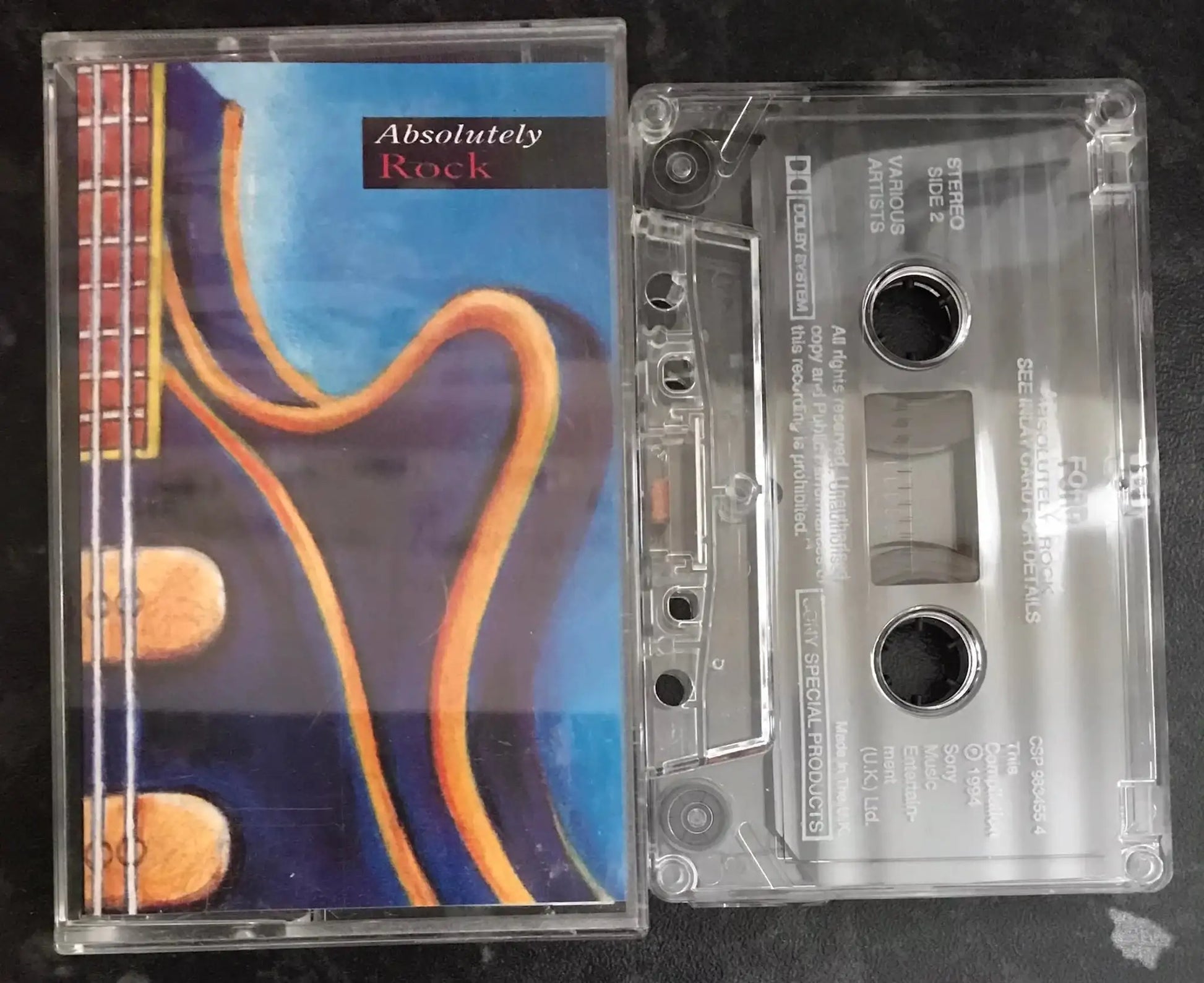 Absolutely Rock Album, Ford, CSP 983455 4, Vintage Cassette Magretro