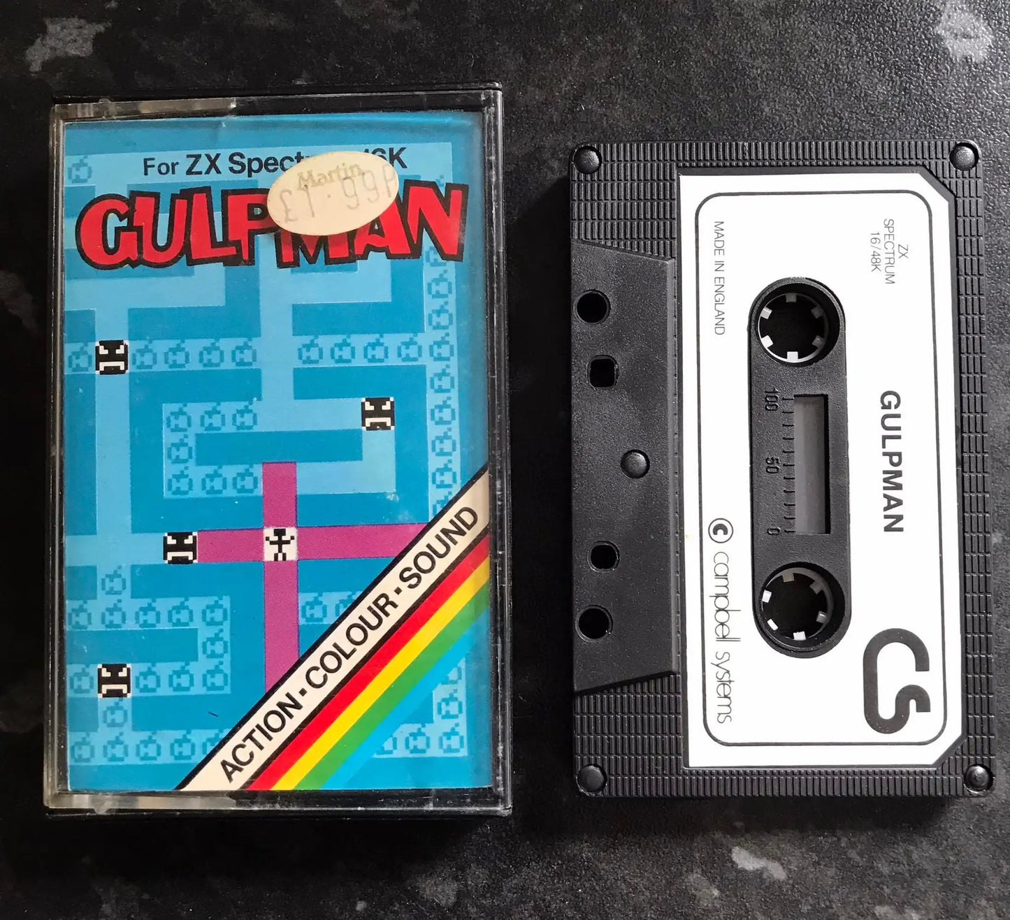 Gulpman (Working), ZX Spectrum, by Campbell Systems Magretro