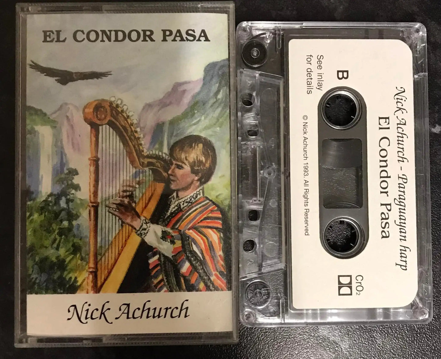 El Condor Pasa, Nick Achurch, Paraguayan Harp, NEA 1, Vintage Cassette Magretro