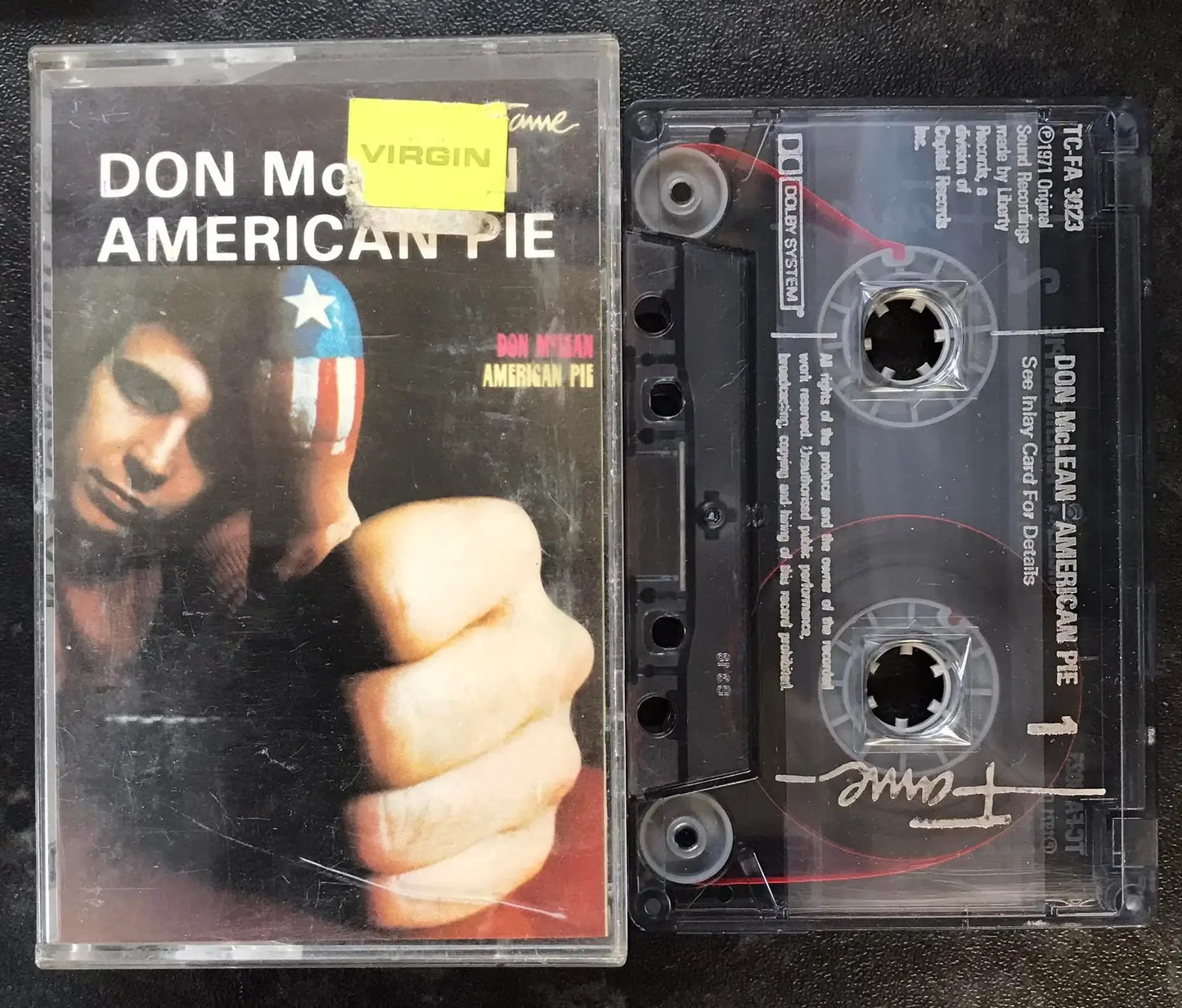 Don McLean, American Pie Album, Fame label, TC FA 3023, Vintage Cassette Magretro