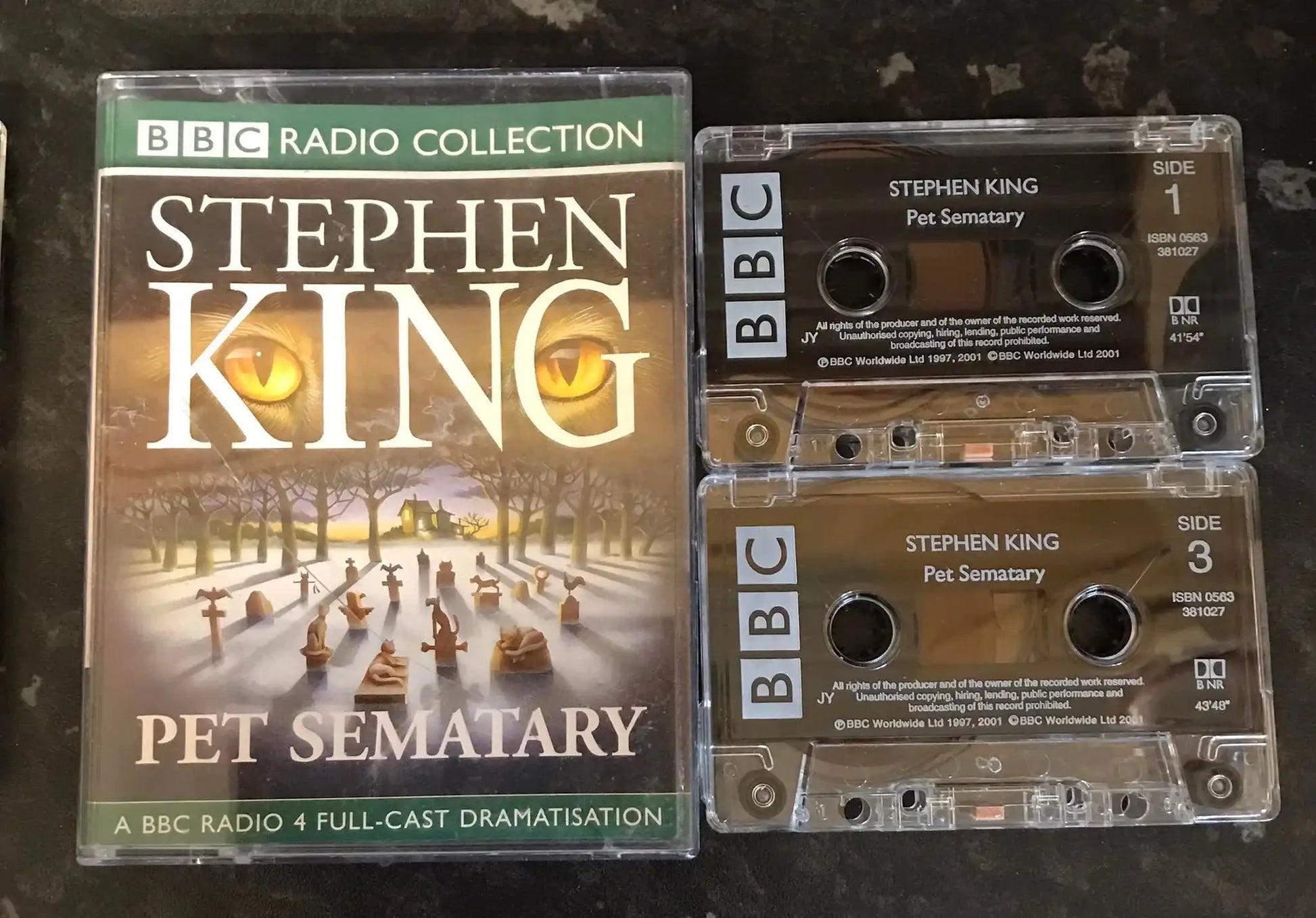 Pet Sematary Audiobook, Stephen King, (RARE), 0-563-38102-7 Magretro