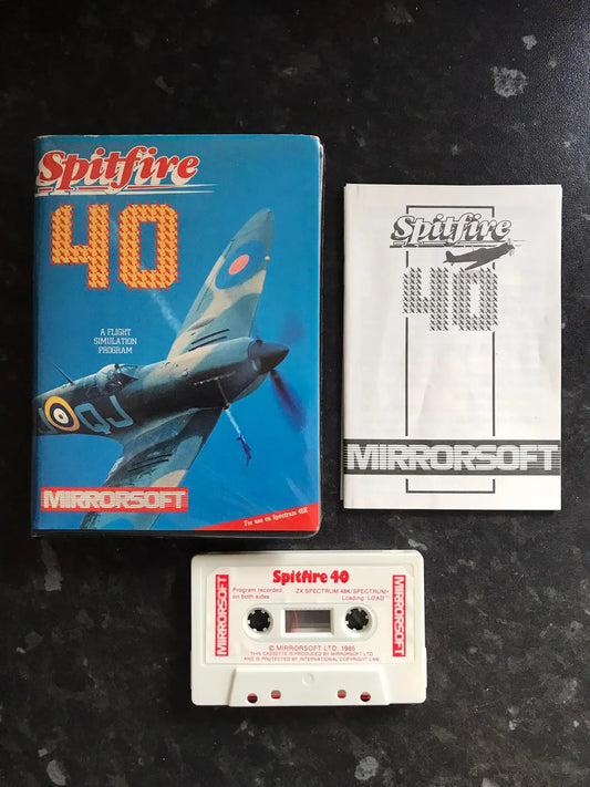 Spitfire 40, ZX Spectrum, by Mirrorsoft WORKING Magretro