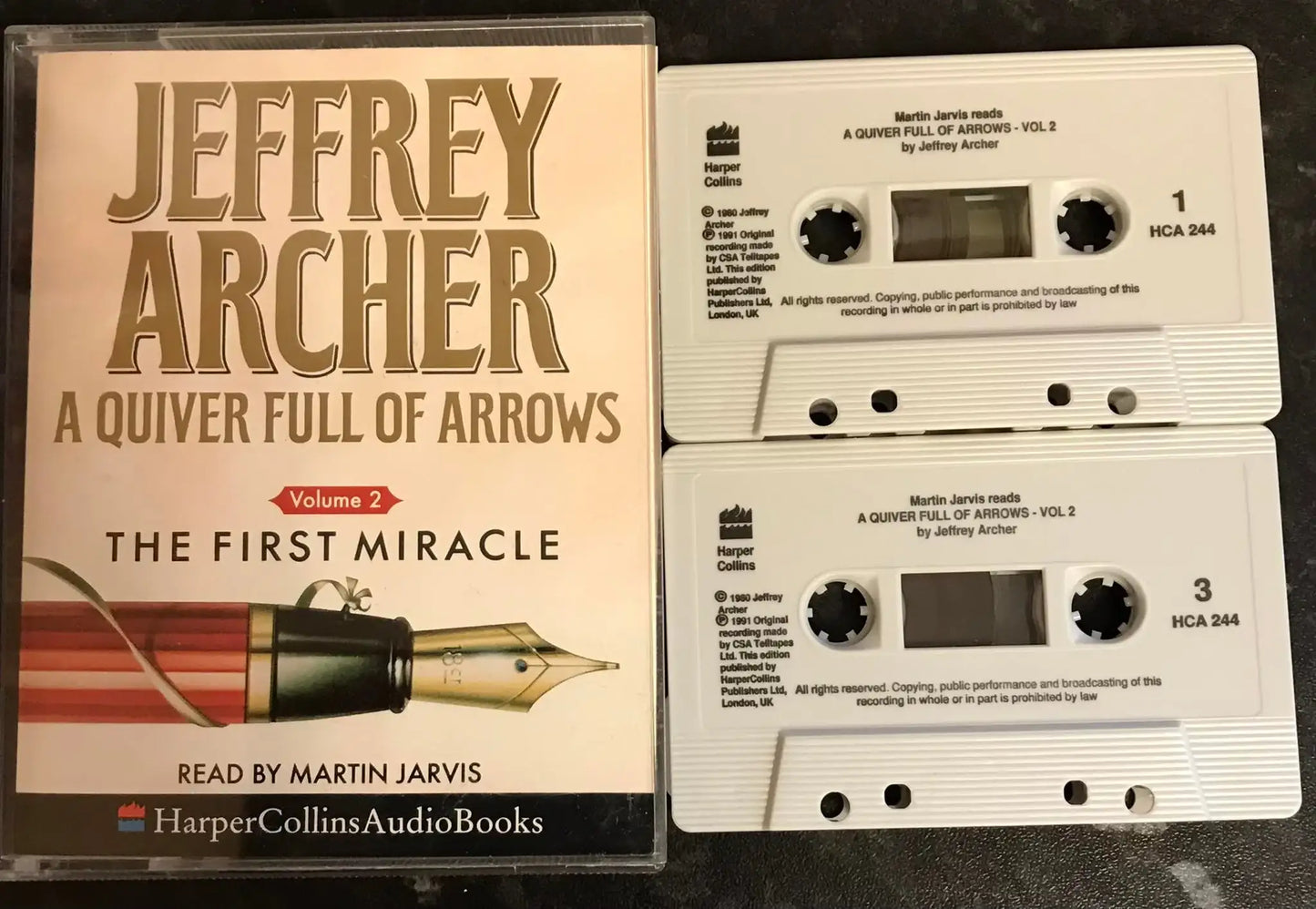 A Quiver Full Of Arrows Audiobook, Volume 2, Jeffrey Archer, HCA 244 Magretro