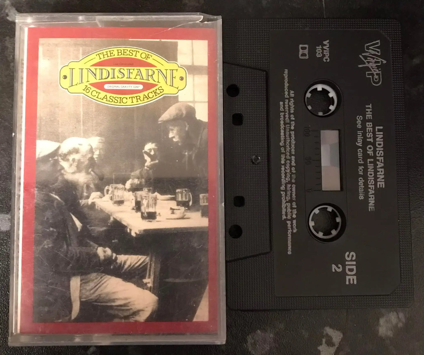 The Best of Lindisfarne Album, Virgin Vip, VVIPC 103, Vintage Cassette Magretro