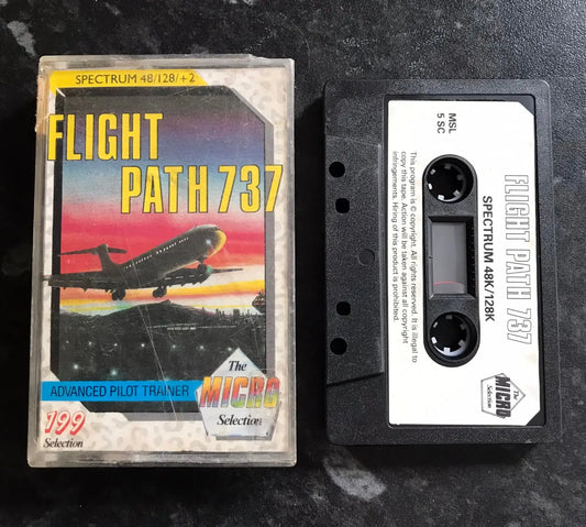 Flight Path 737 (Working), ZX Spectrum, by The Micro Selection Magretro
