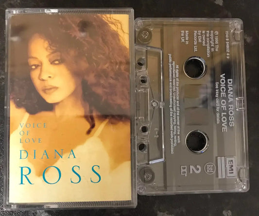 Diana Ross, Voice of Love Album, EMI, TCEMD 1100, Vintage Cassette Magretro