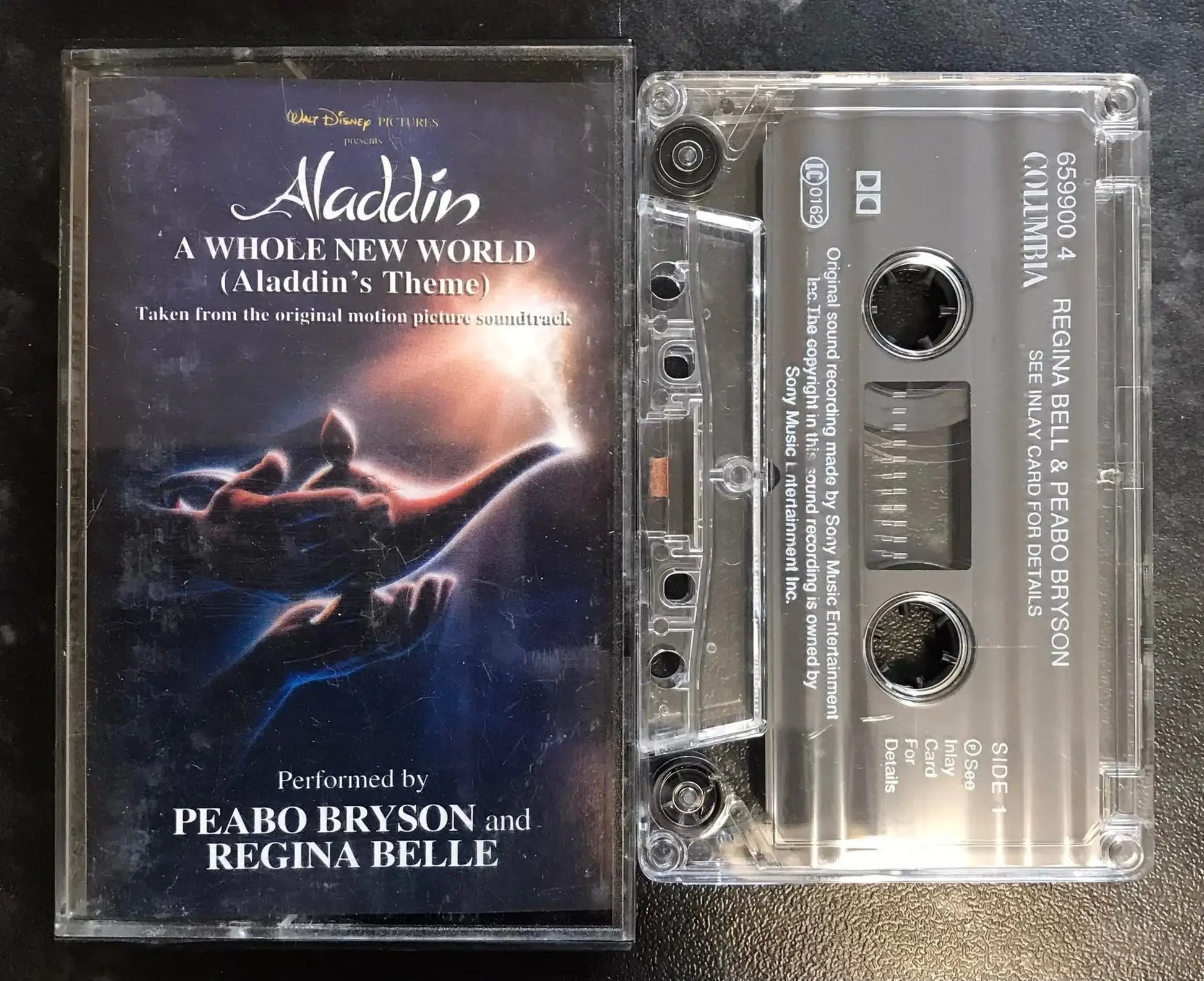 Aladdin, Peabo Bryson & Regina Belle, A Whole New World 1992, 659900 4 Magretro
