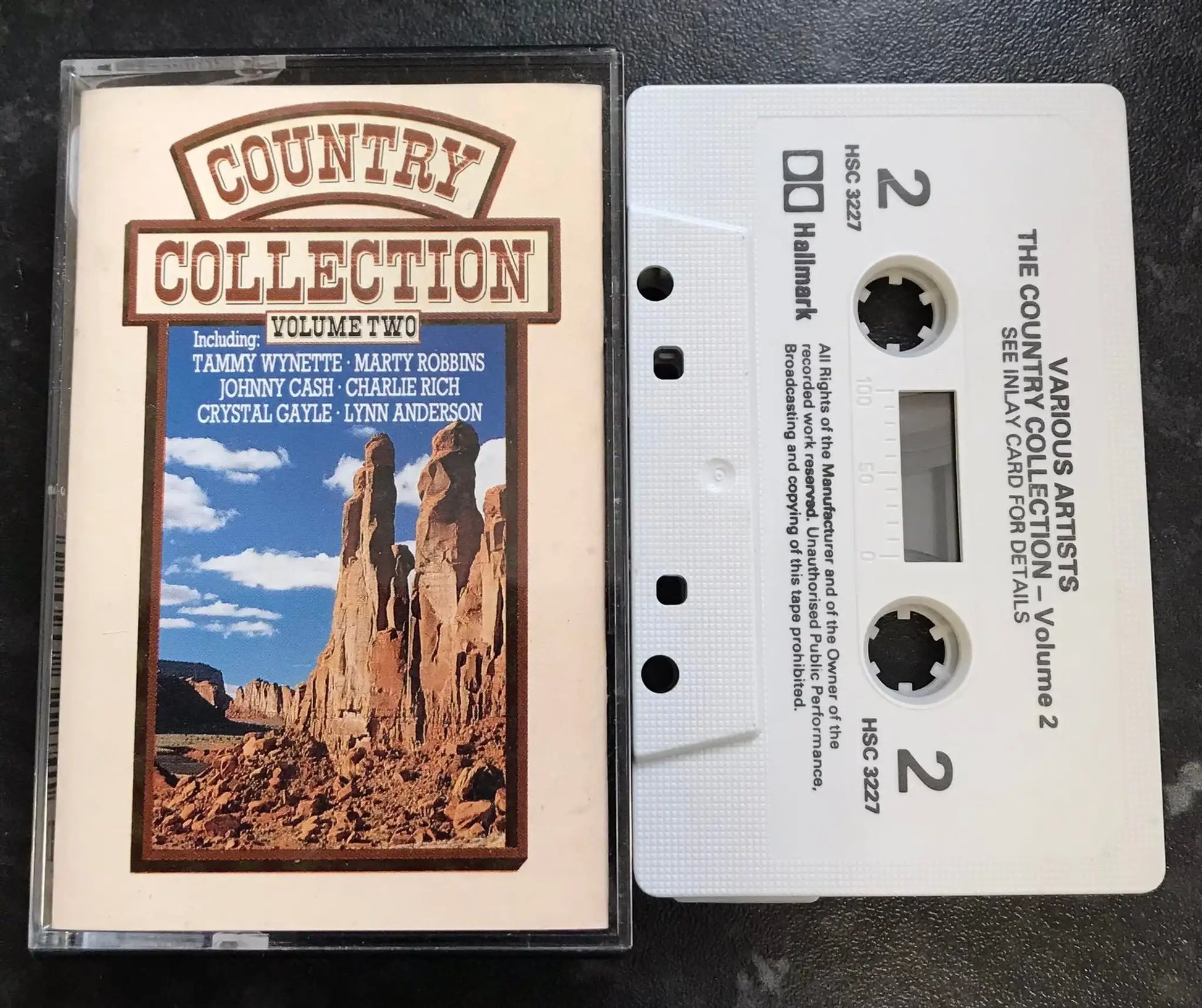 Country Collection, Volume 2, Hallmark, HSC 3227, Vintage Cassette Magretro