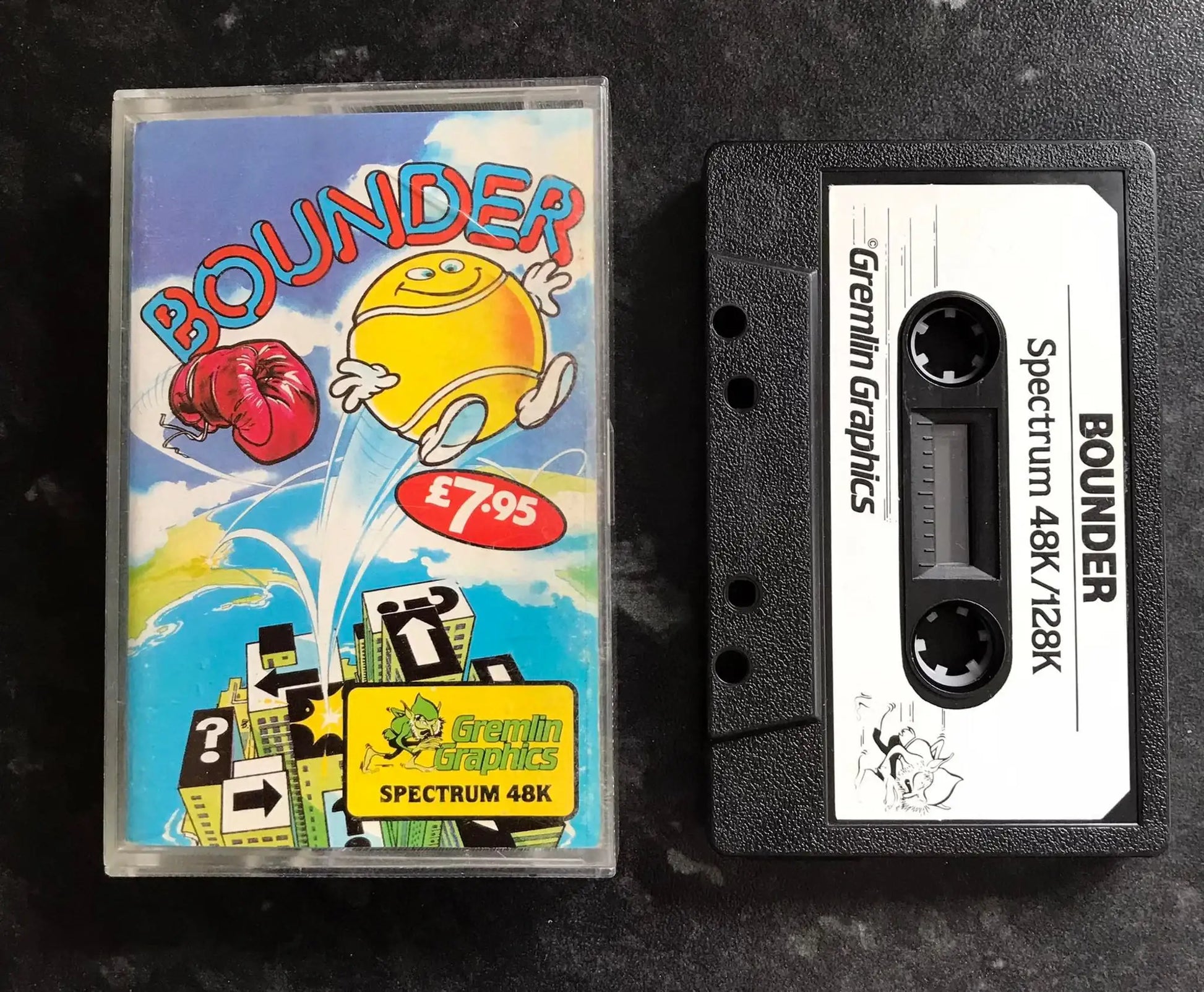 Bounder (Working), ZX Spectrum, by Gremlin Graphics, RARE Magretro