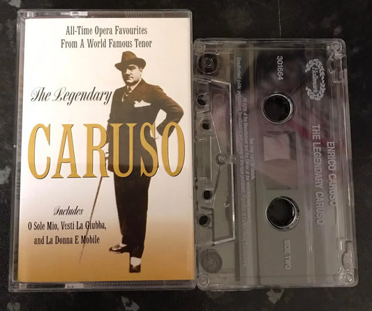The Legendary Caruso Album, Hallmark Records, 301664, Vintage Cassette Magretro