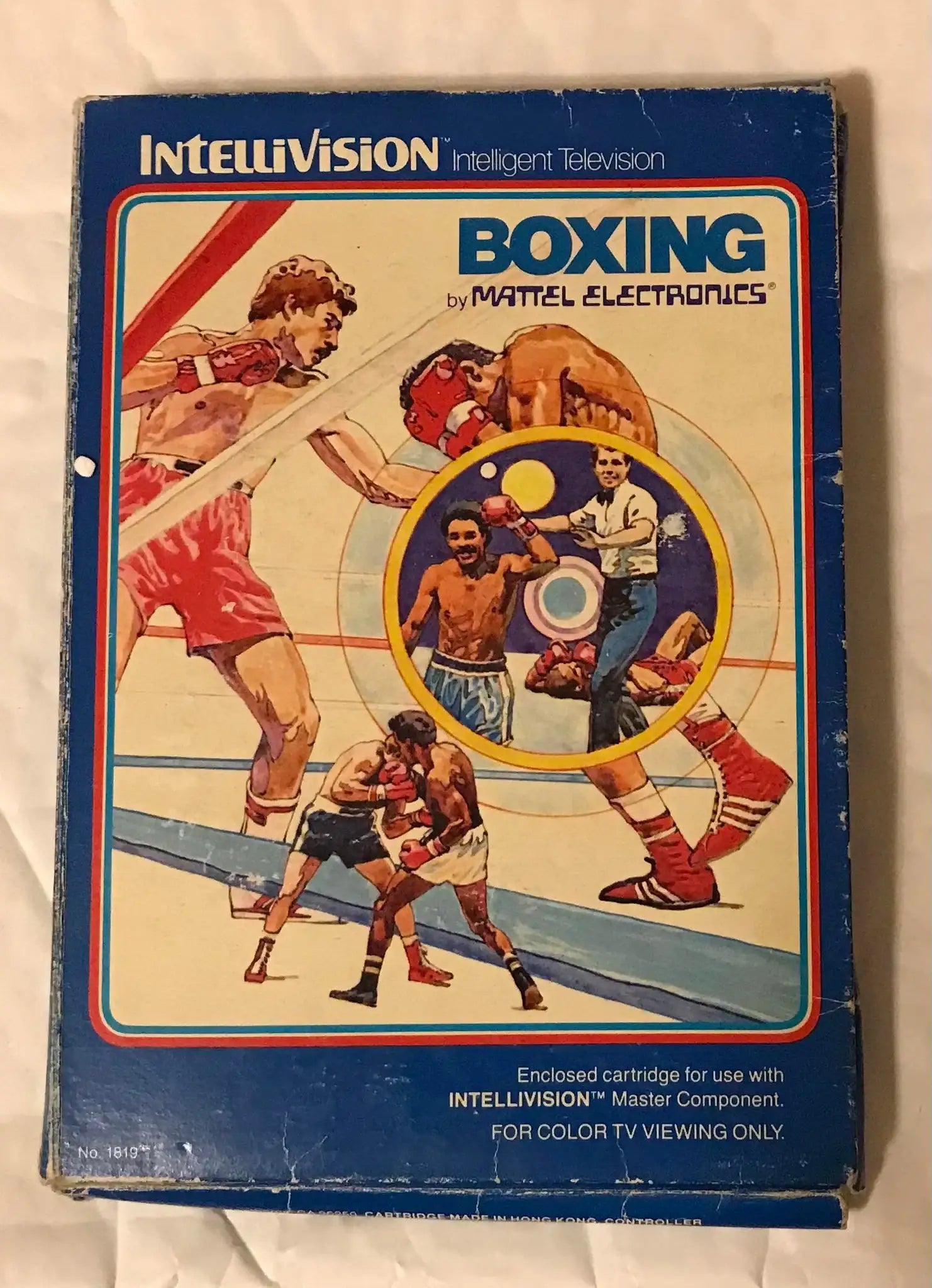 Intellivision game, boxing Magretro