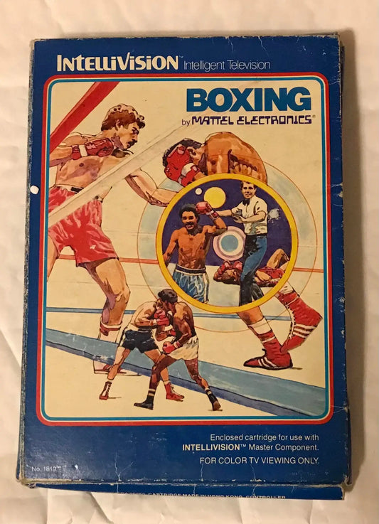 Intellivision game, boxing Magretro