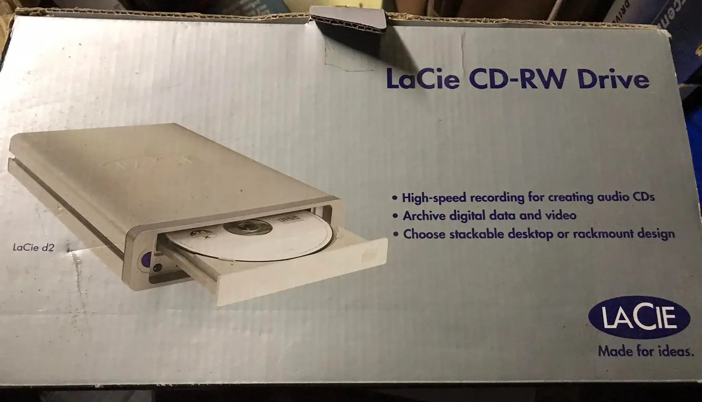 LaCie CD-RW Drive D2 UK Magretro