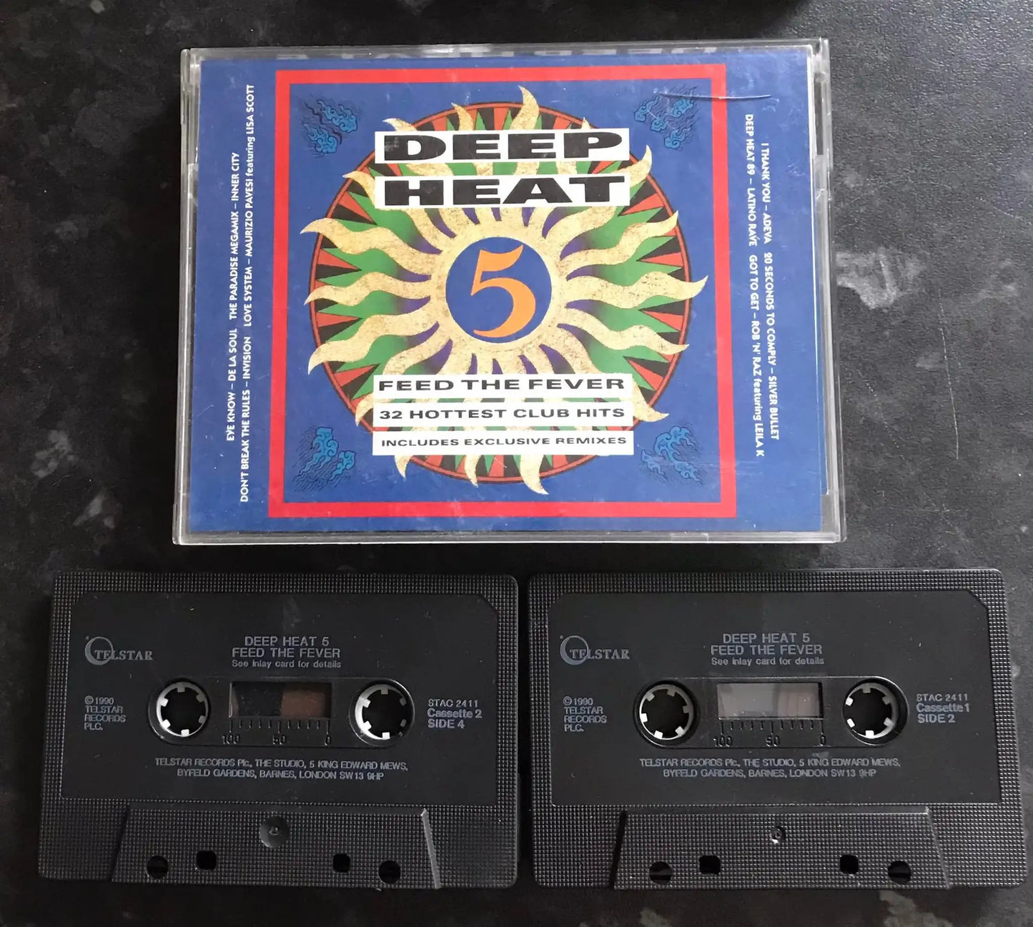 Deep Heat 5, Feed The Fever Double Album, Telstar, STAC 2411 Magretro