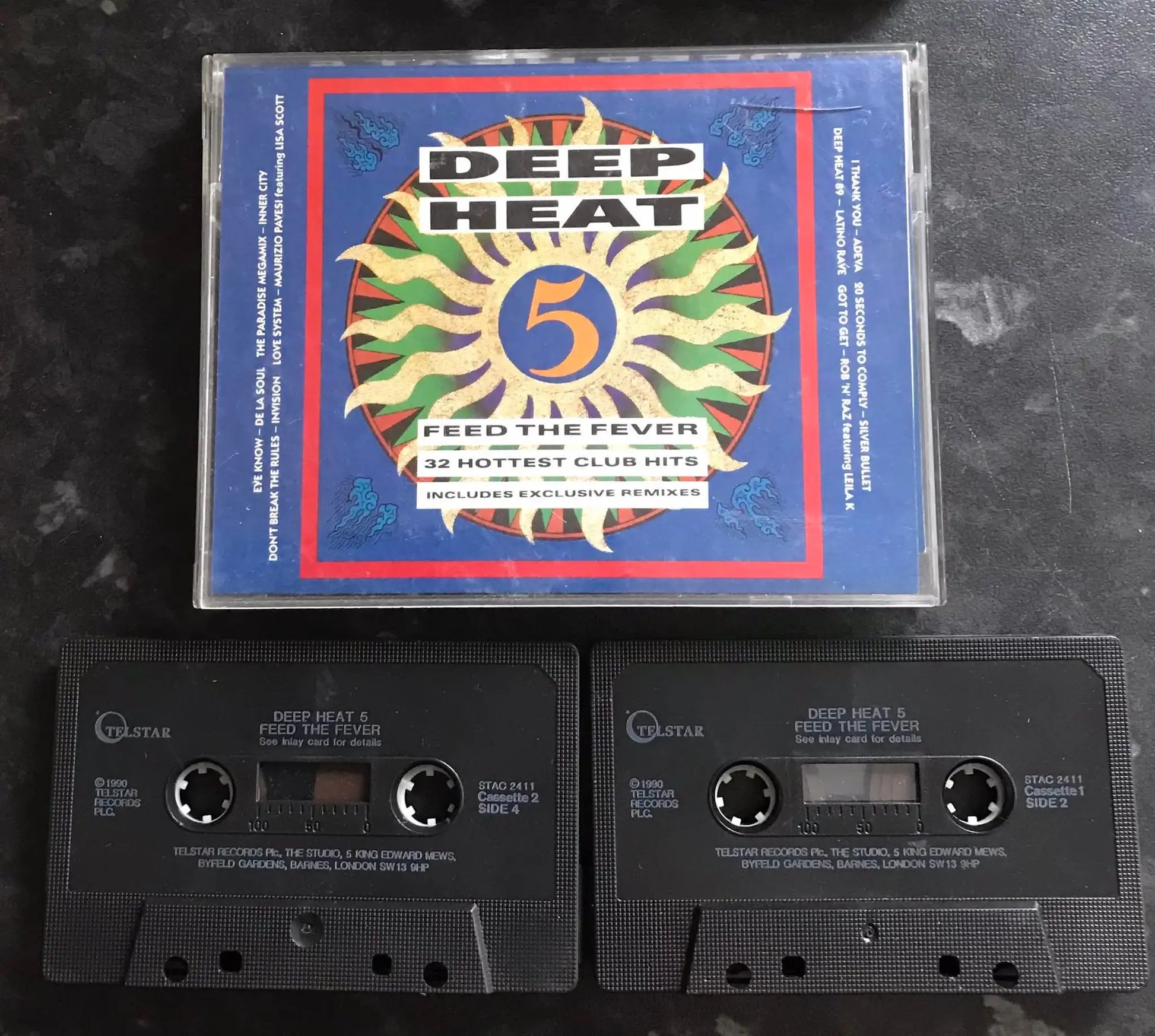 Deep Heat 5, Feed The Fever Double Album, Telstar, STAC 2411 Magretro