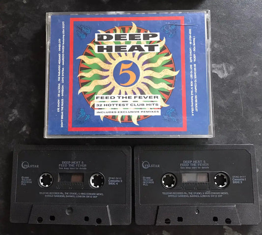 Deep Heat 5, Feed The Fever Double Album, Telstar, STAC 2411 Magretro