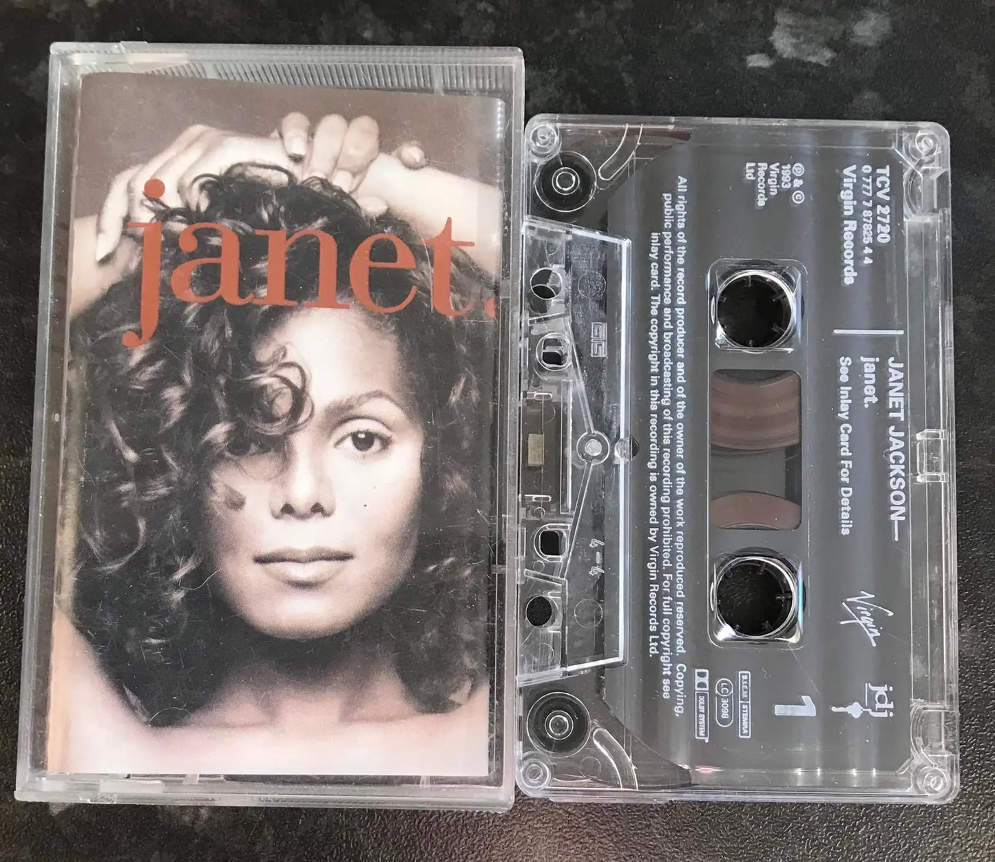Janet Jackson, Janet Album, Virgin, 0777-7-87825-4-4, Vintage Cassette Magretro
