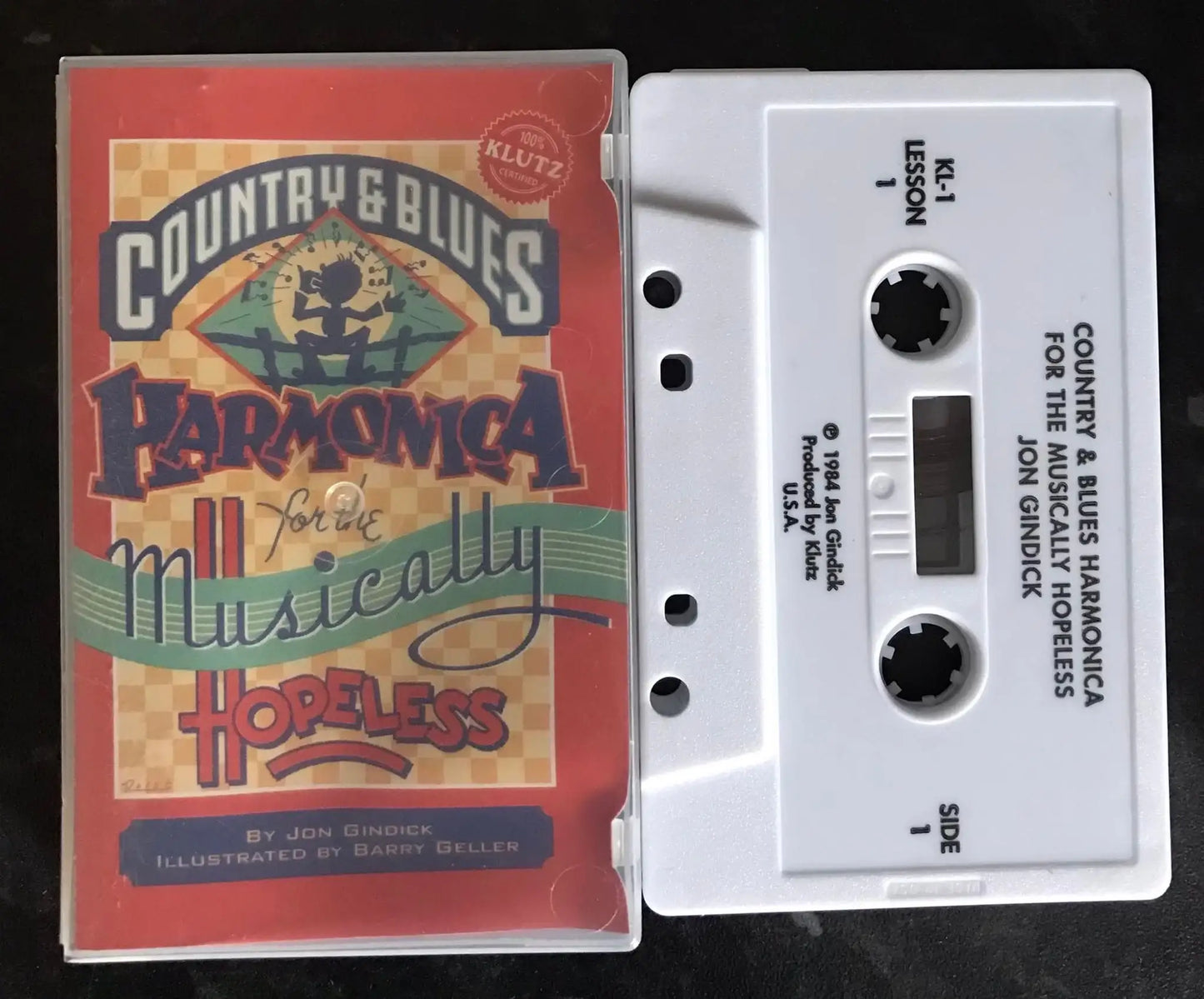 Country & Blues Harmonica for the Musically Hopeless, Klutz Press KL-1 Magretro