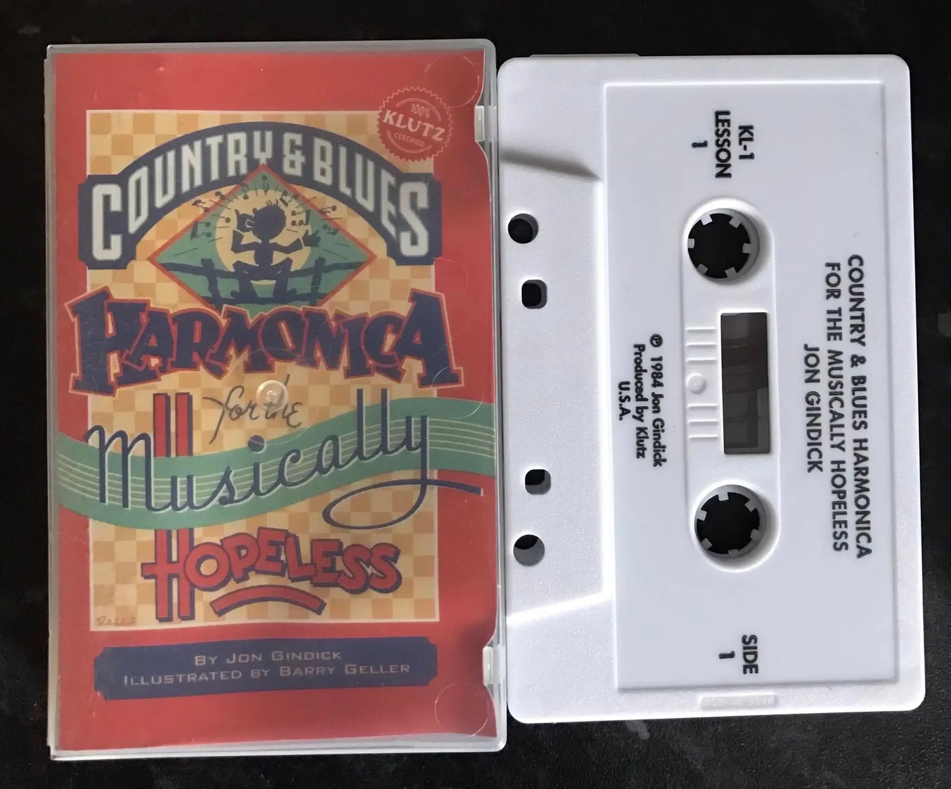 Country & Blues Harmonica for the Musically Hopeless, Klutz Press KL-1 Magretro