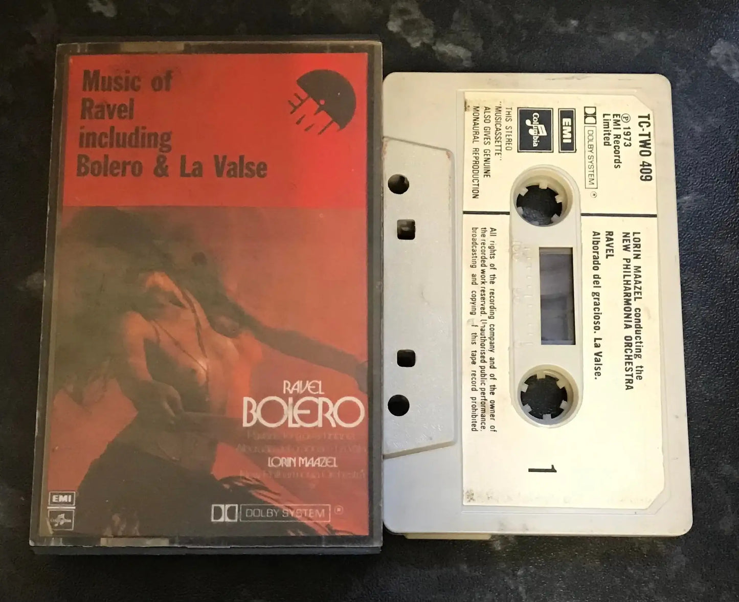 Music of Ravel, Bolero, La Valse, Lorin Maazel, Columbia, TC-TWO 409 Magretro