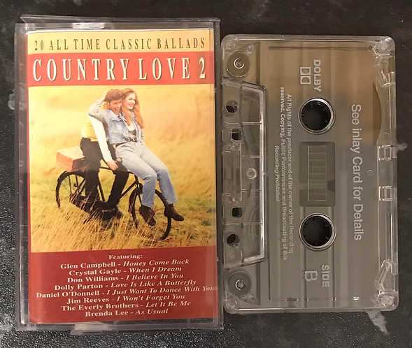 Country Love 2, Vintage Cassette, BOOTLEG RELEASE, UNKNOWN ORIGIN Magretro
