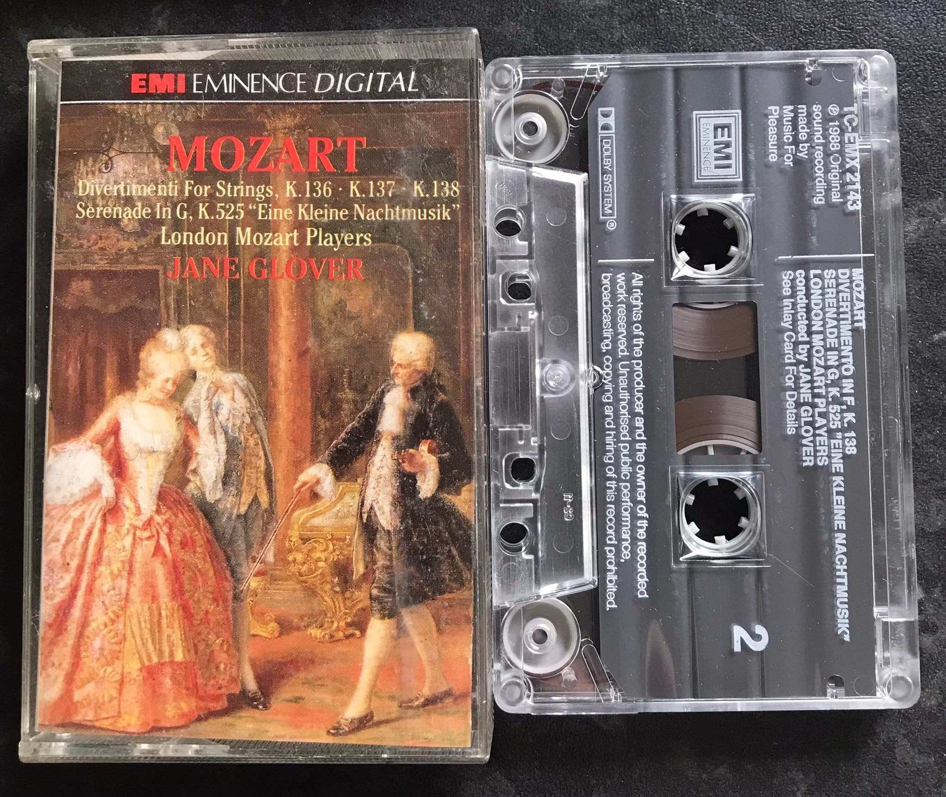 Mozart, Divertimenti For Strings/Serenade, Jane Glover, tc-emx 2143 Magretro