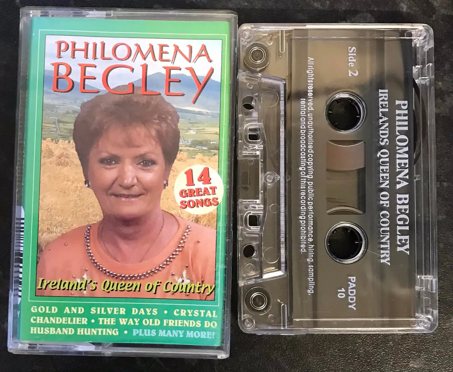 Philomena Begley, Ireland's Queen of Country Album, PADDY10, Vintage Cassette Magretro