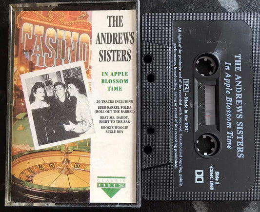 The Andrews Sisters, In Apple Blossom Time Album, CDMC 1060, Vintage Cassette Magretro