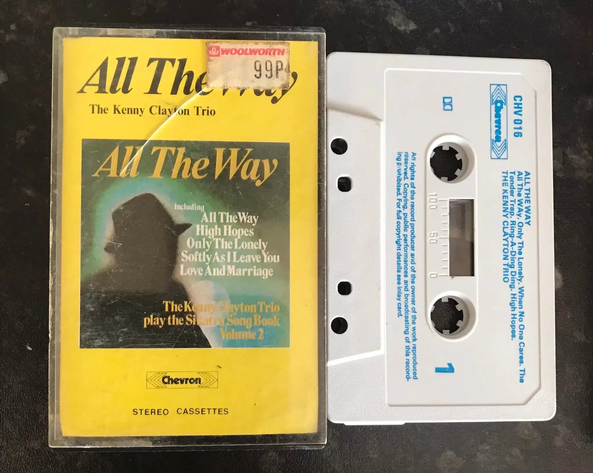 All The Way Album, The Kenny Clayton Trio, CHV 016, Vintage Cassette Magretro