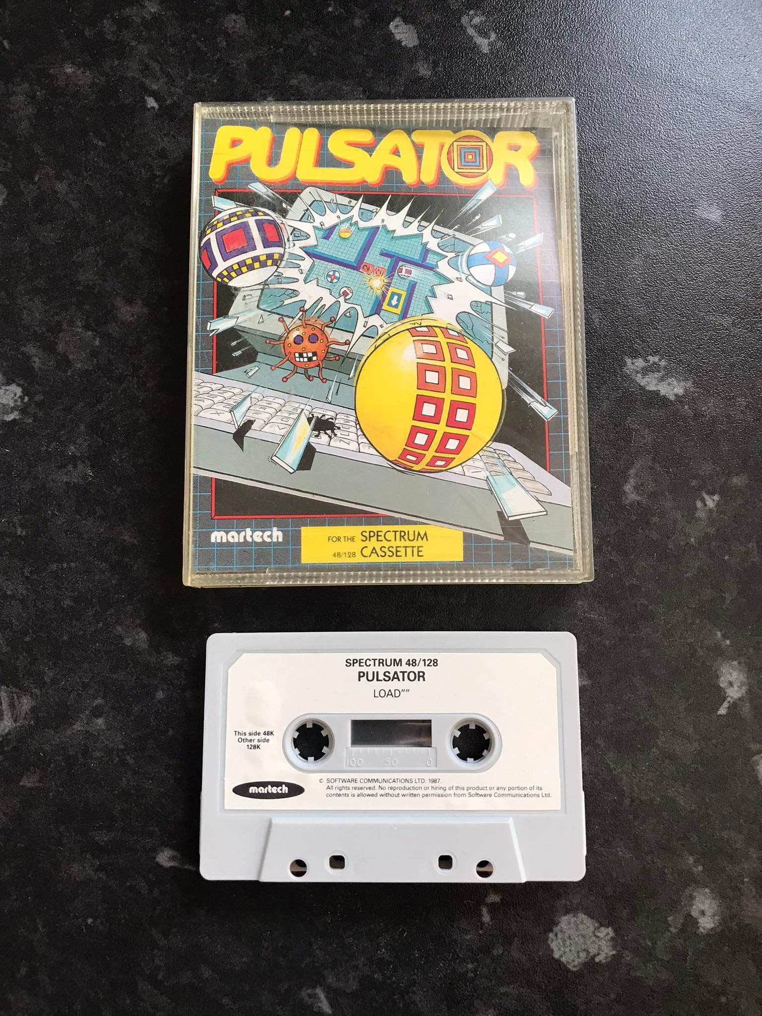 Pulsator, ZX Spectrum by Martech, WORKING Magretro