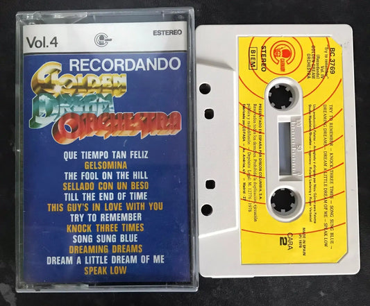 Golden Dream Orchestra, Recordando Vol 4, bc 3769, Vintage Cassette Magretro