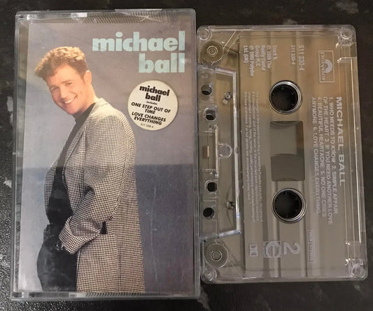 Michael Ball, Self Titled Album, POLYDOR, 511330-4, Vintage Cassette Magretro