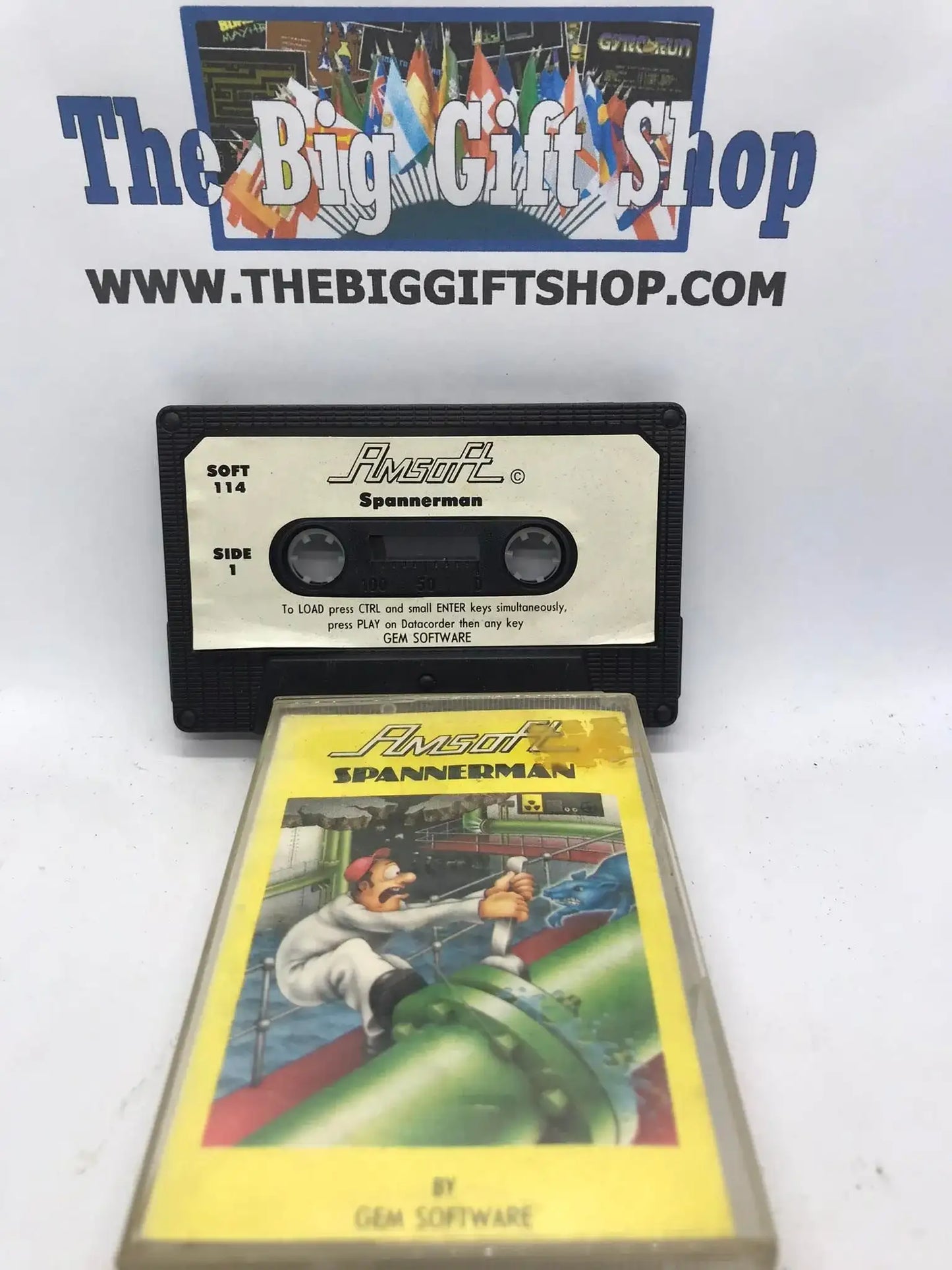 Spannerman, CPC 464 / 664 by Amsoft / Gem Software Magretro