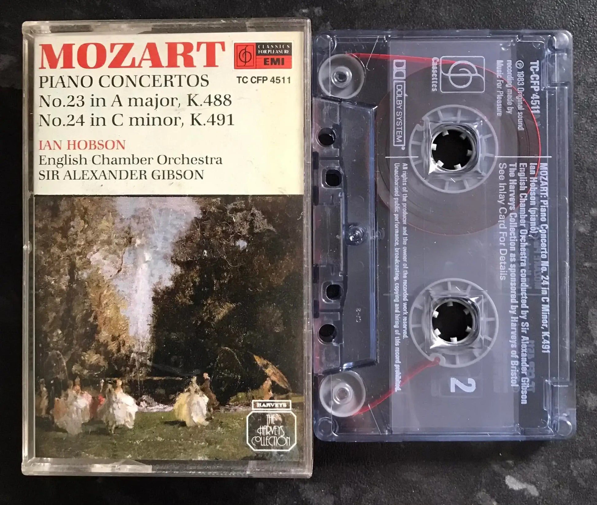 Mozart Piano Concertos no 23 and 24, Classics For Pleasure, TC CFP 4511 Magretro