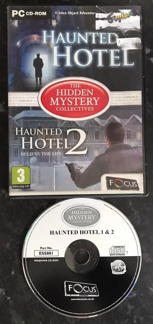 The Hidden Mystery Collectives, Haunted Hotel 1 & 2, UK, Pal, PC Game Magretro