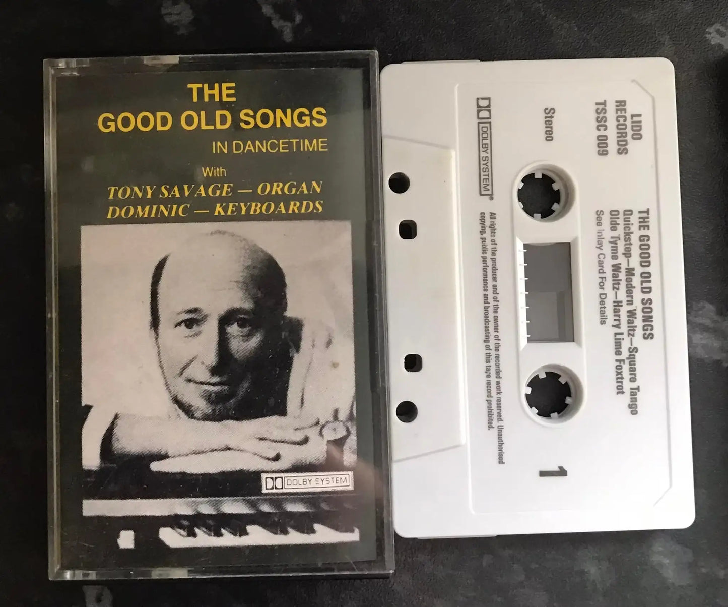 Tony Savage, The Good Old Songs in Dancetime Album, TSS 009, Vintage Cassette Magretro